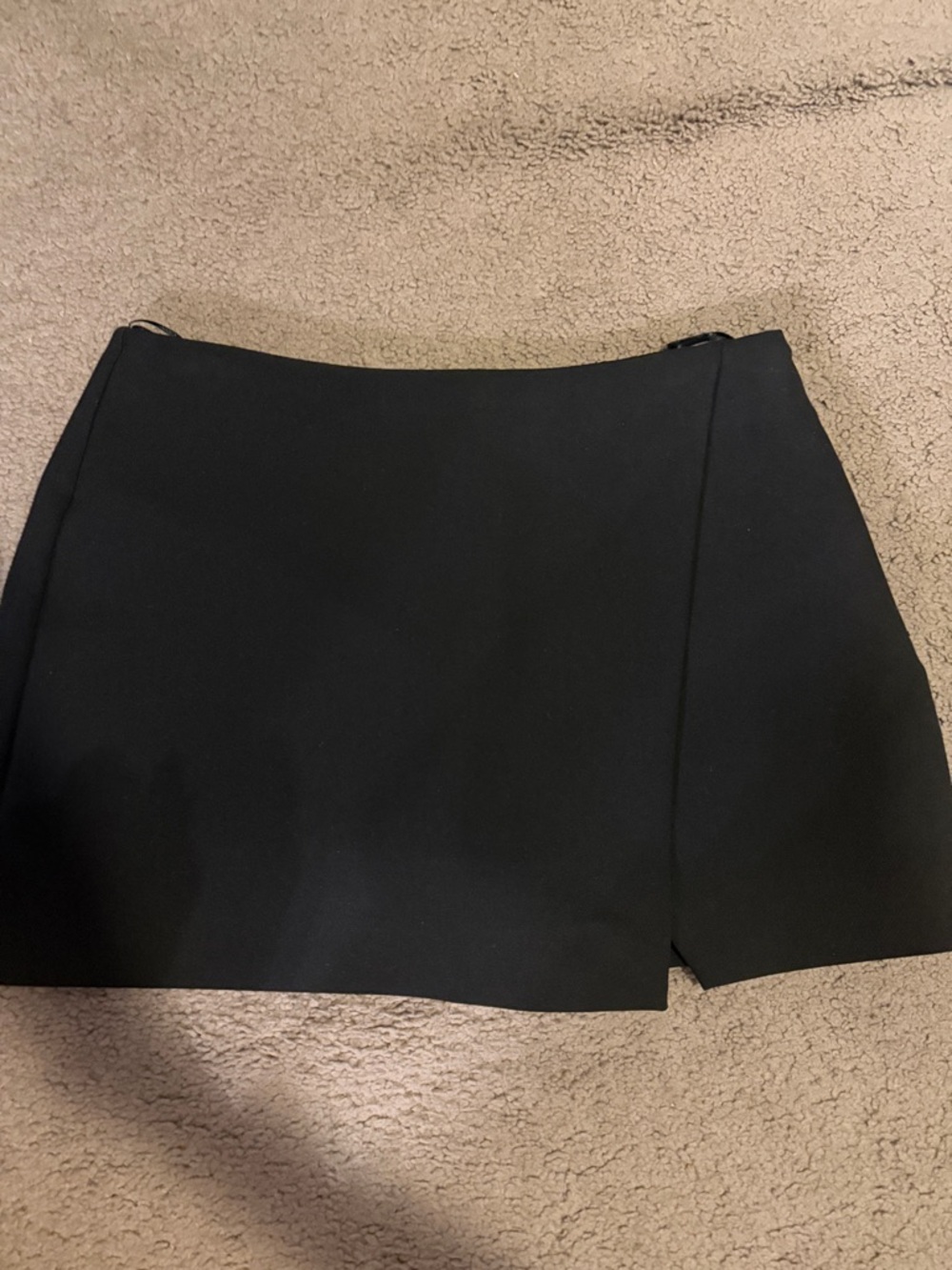 Zara Black Mini Skort